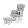 KUB Chatsworth Nursing Chair and Footstool Special Edition Grey