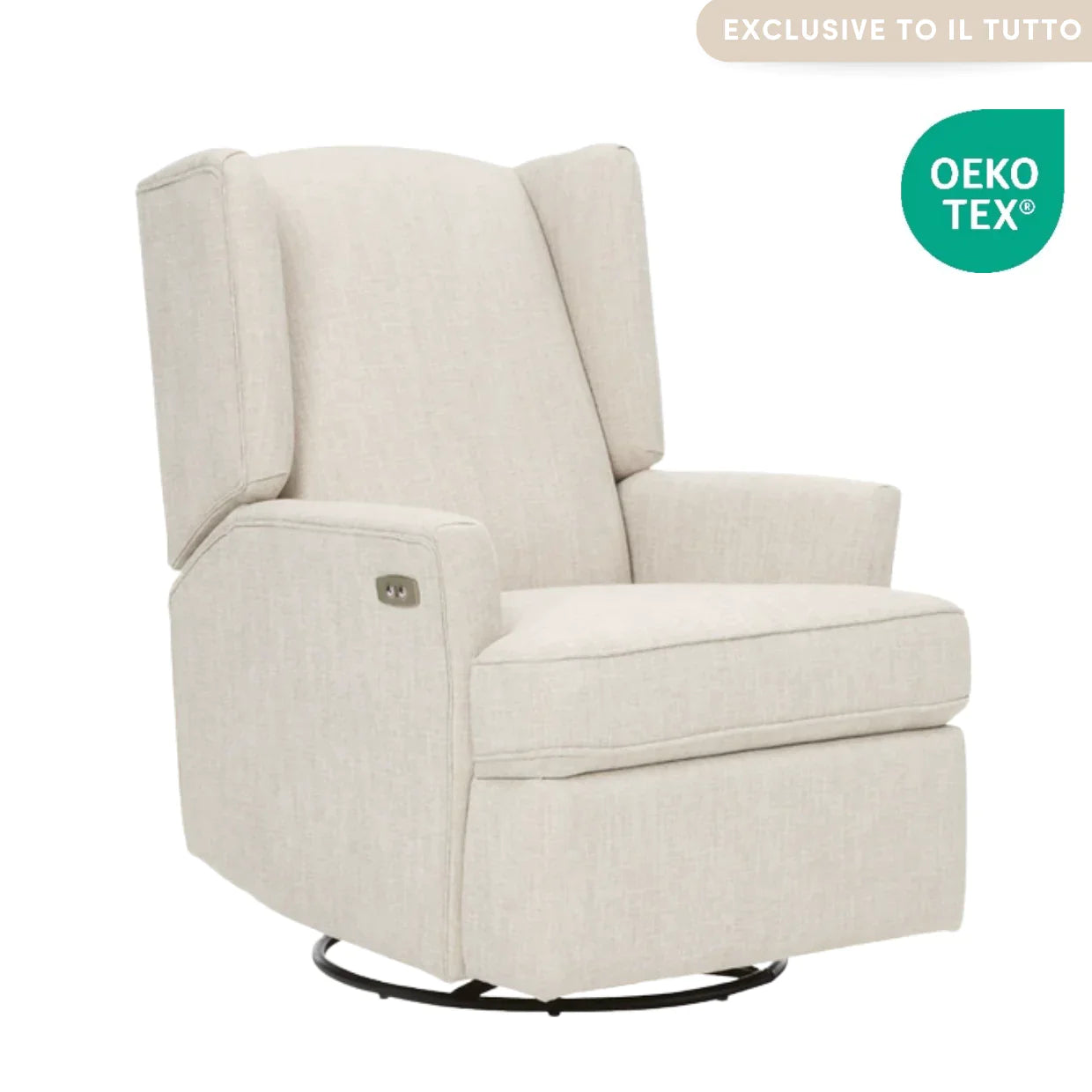 Il Tutto Chelsea Electric Recliner Glider Chair with USB