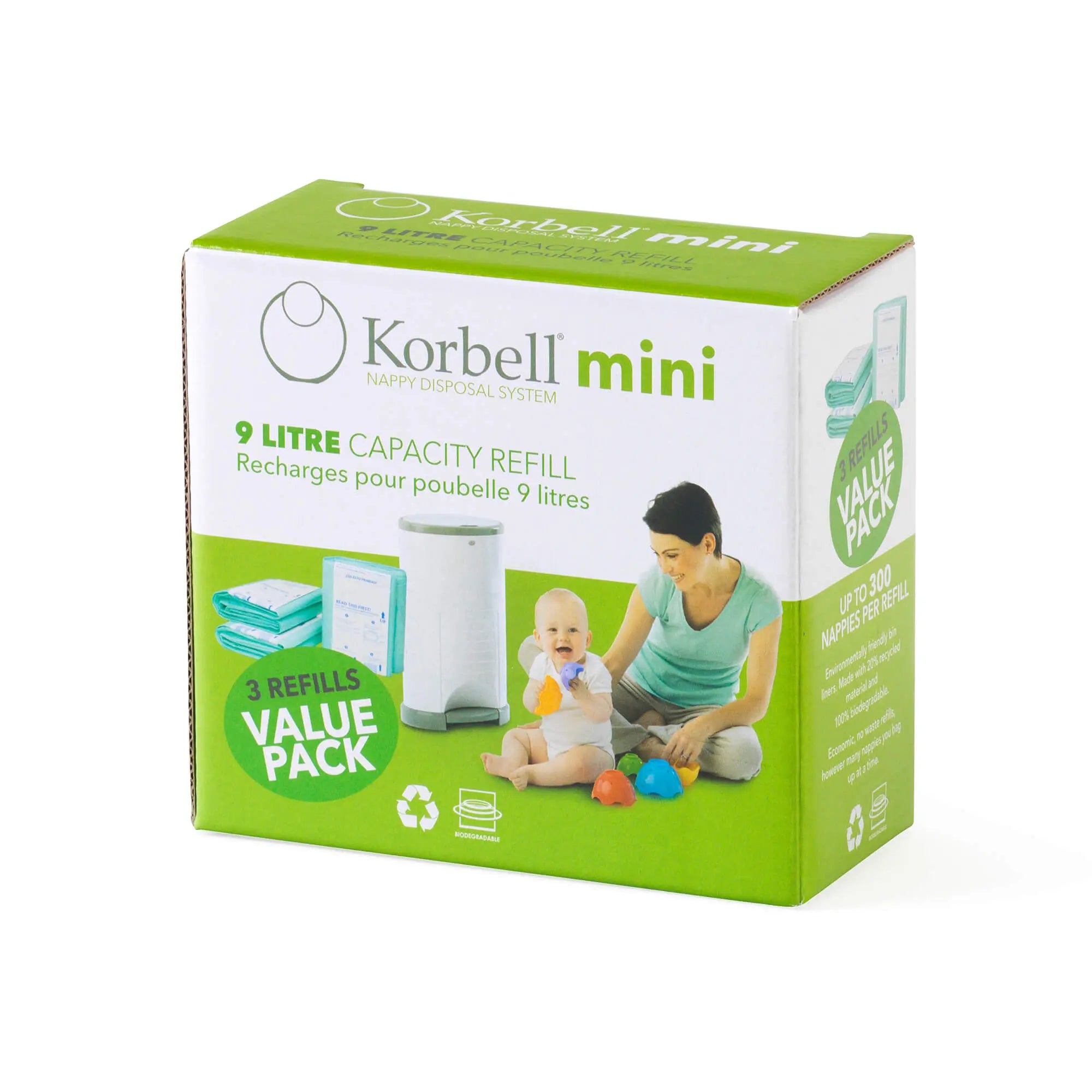 Korbell Bin Liner / 3 Pack Refill