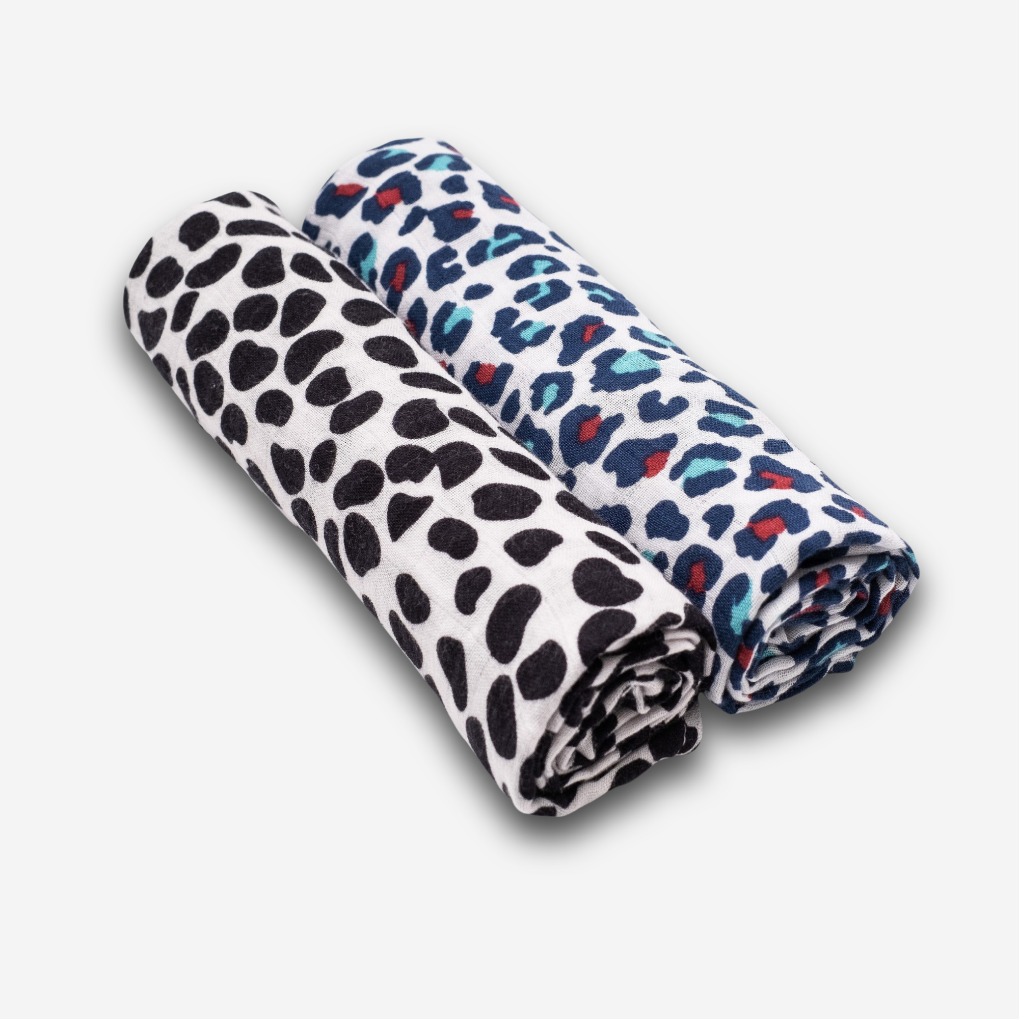 Etta Loves ANIMAL PRINT MUSLIN 2-PACK - for babies' first year