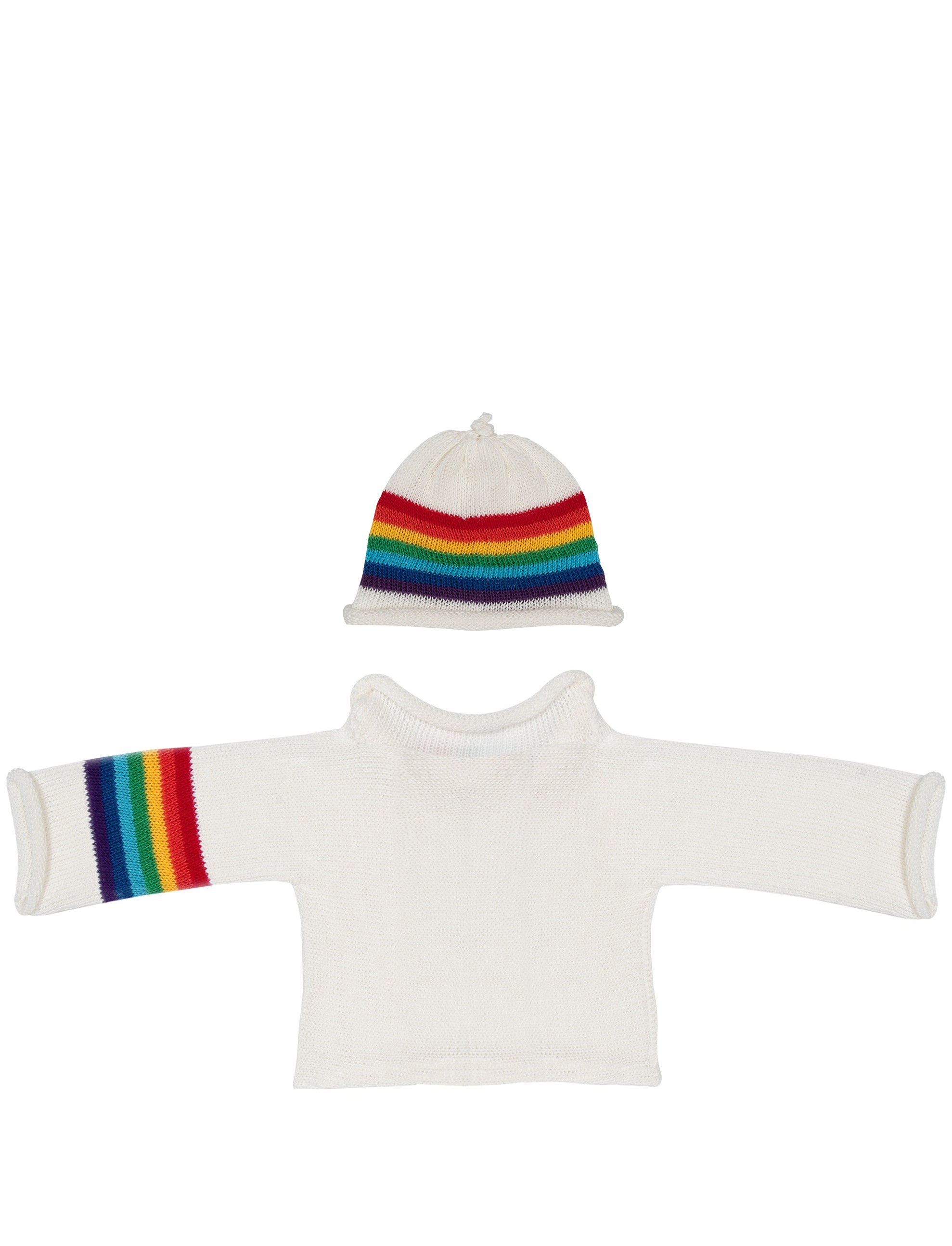 Anita's House Rainbow Jumper and Hat
