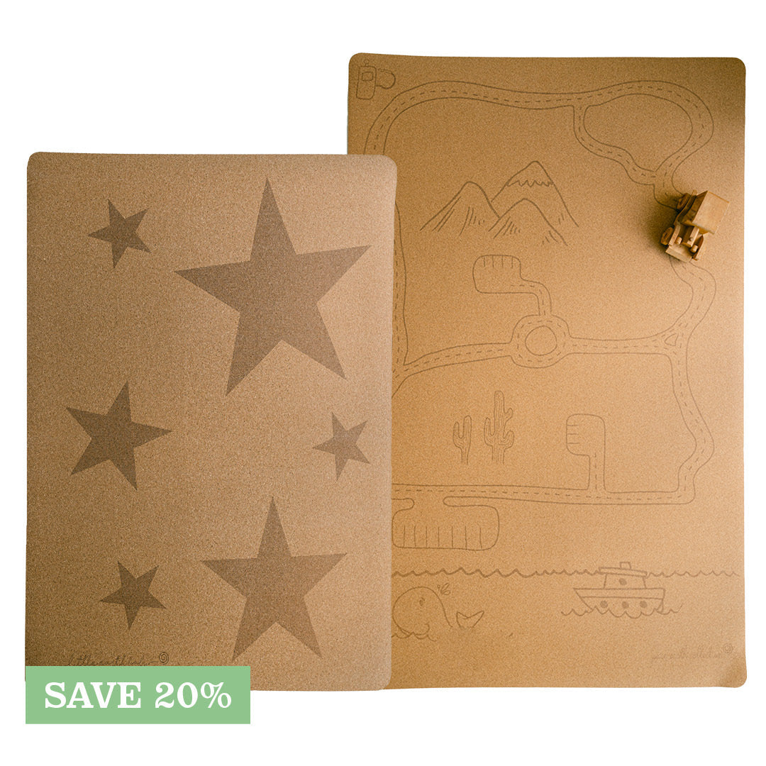Pure Earth Collection Road & Star Mat Bundle