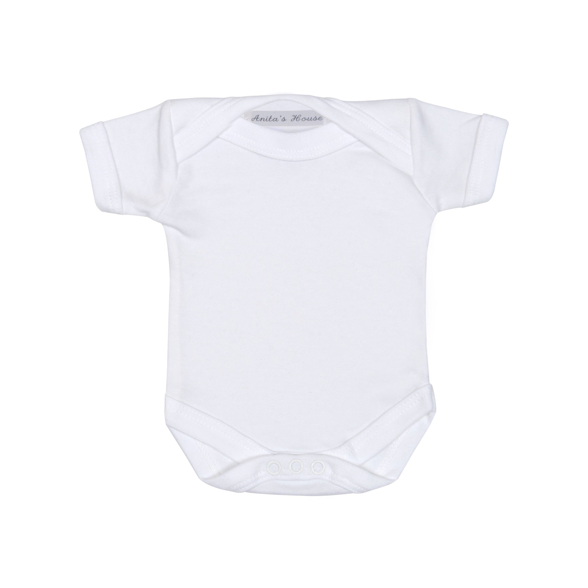 Pure Cotton Body - White - Pack of 3